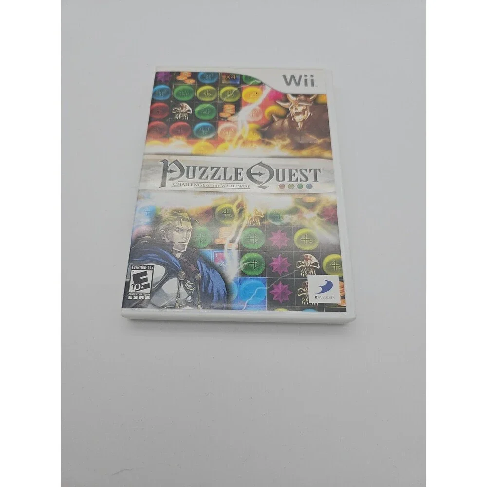 Puzzle Quest: Challenge of the Warlords (Nintendo Wii, 2007) Complete CIB